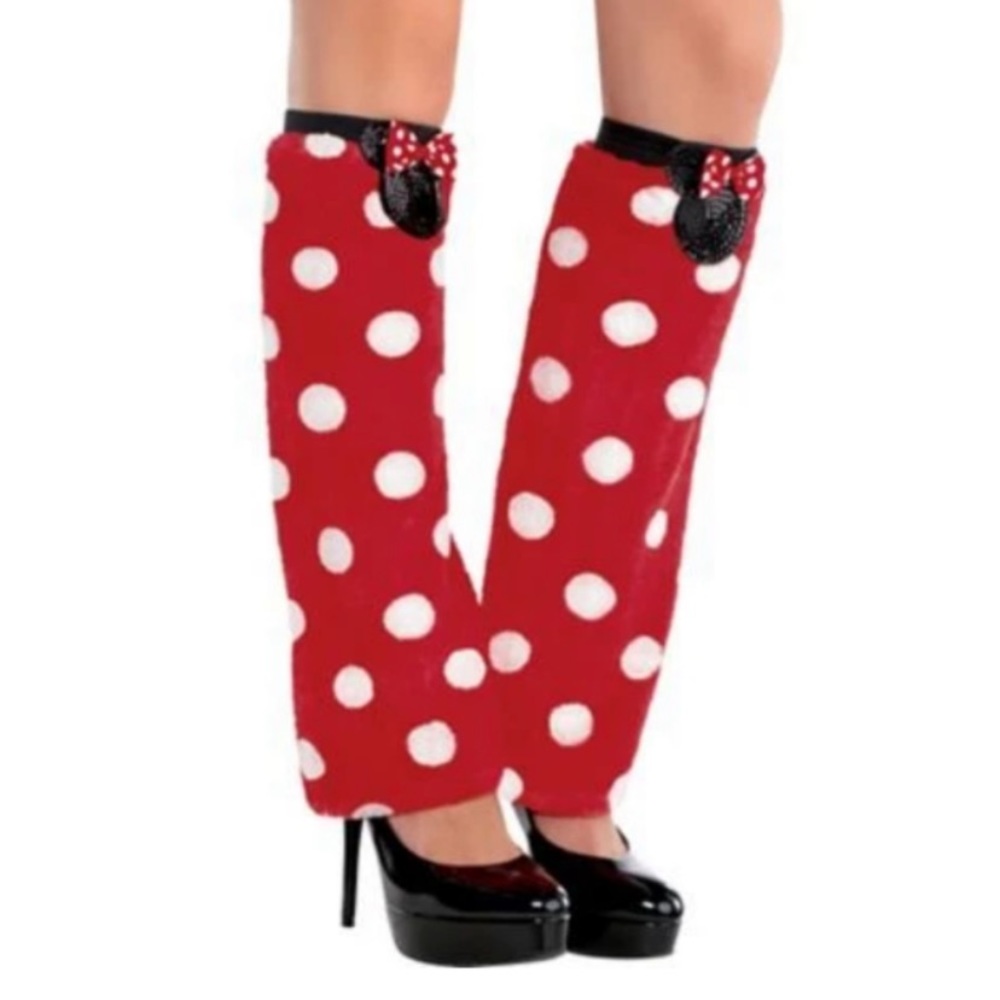 Minnie Mouse leg warmers